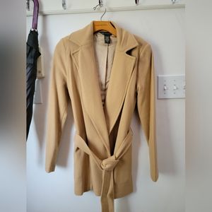 Beige wrap jacket  Size xsmall